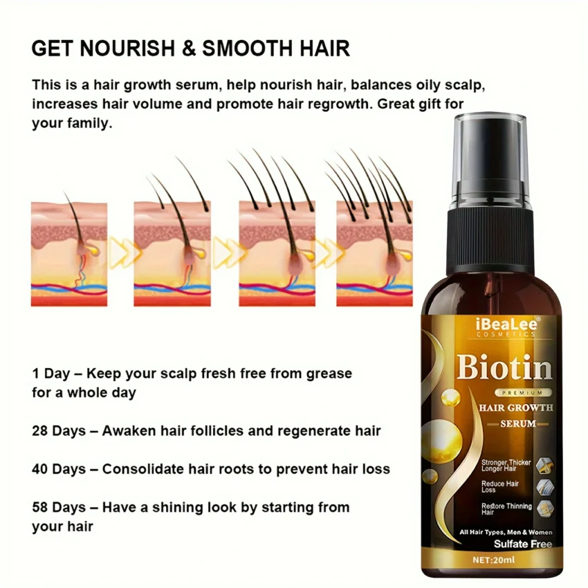 i Bealee - Biotin Hair Growth Essential Oil - Image 7