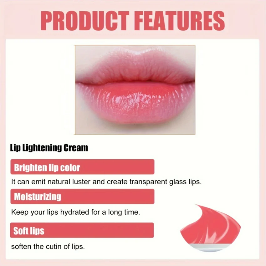 EELHOE  - Pink Fresh Lightening Cream Lip Balm - Image 4
