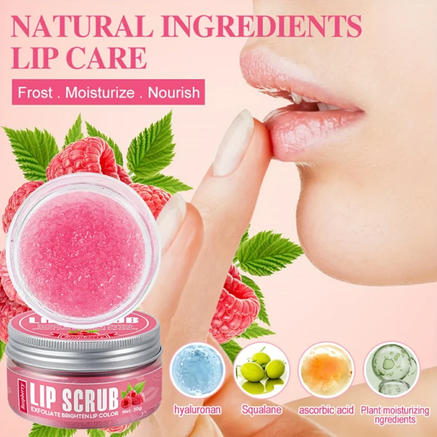 Amatoni - Raspberry Lip Scrub - Image 8